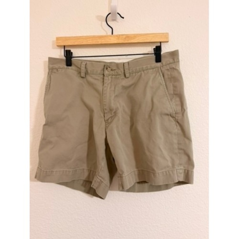 Polo Ralph Lauren Mens Classic Fit 6 Inch Chino Shorts Khaki Tan Size 32